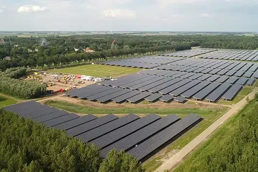 Freifläche PV - Baustelle