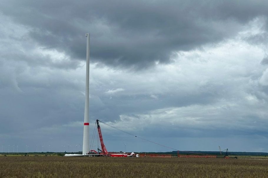 Baustelle - Windpark